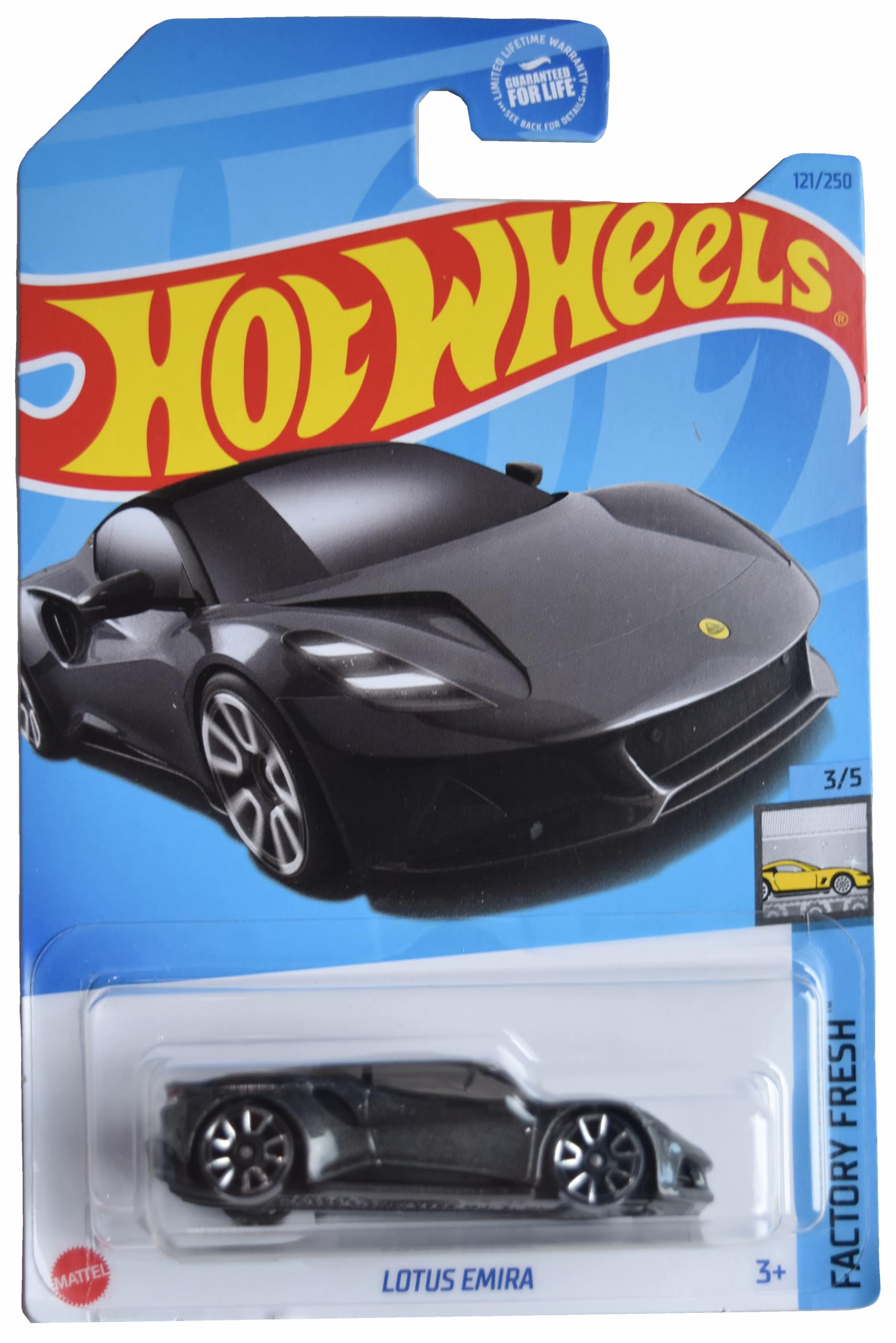 Hot Wheels Lotus Emira, Factory Fresh 3/5 [Gray] 121/250 : Amazon